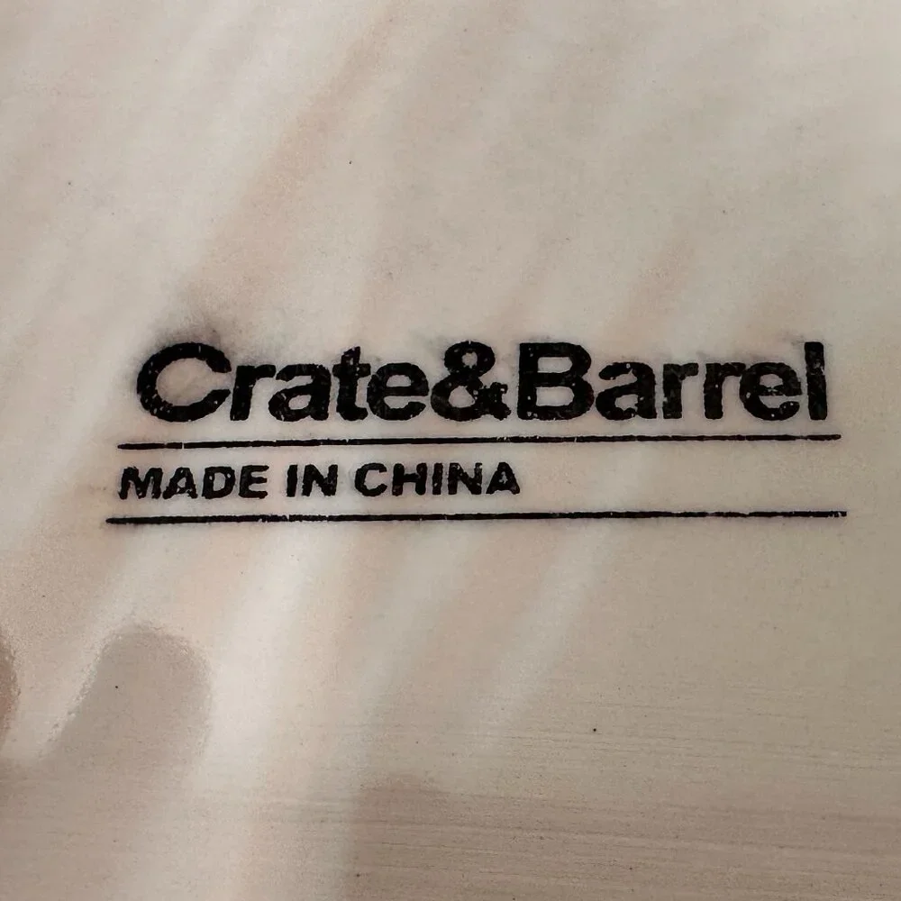 Crate&Barrel Ceramic Vegetable Tray-VGUC